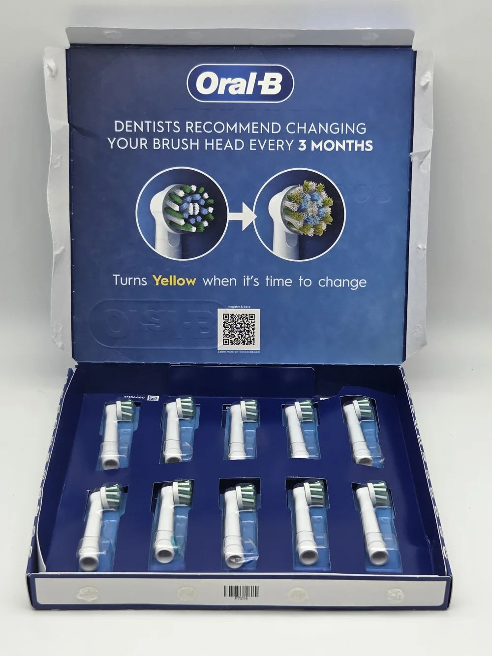 Oral-B Replacement Brush Heads CrossAction X 10 Pack